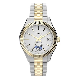 Timex Timex x Peanuts Timex Legacy Bowtie 34mm Ladies Watch White