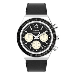 17160461 - Q Timex Chronograph 40mm Mens Watch Black