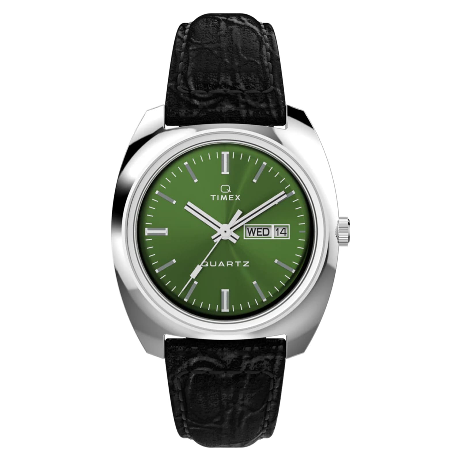 Timex Q Timex 1978 Day/Date 37.5mm Mens Watch Green