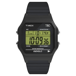 17160465 - T80 Digital 34mm Unisex Watch Black