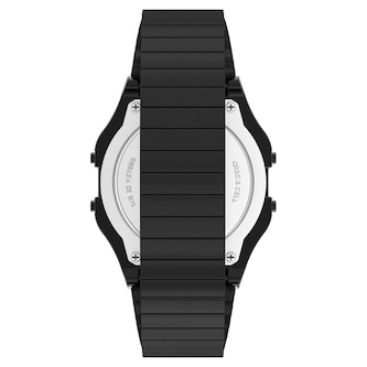 Timex T80 Digital 34mm Unisex Watch Black Timex T80 Digital 34mm Unisex Watch Black