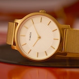 Timex Transcend 34mm Ladies Watch White