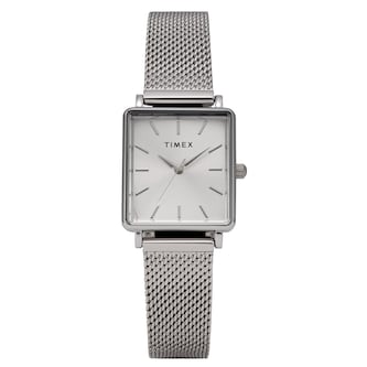Timex Transcend 22mm Ladies Watch Silver