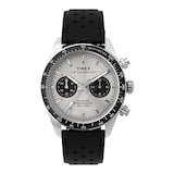 Timex Waterbury Heritage Chronograph 39mm Mens Watch Silver