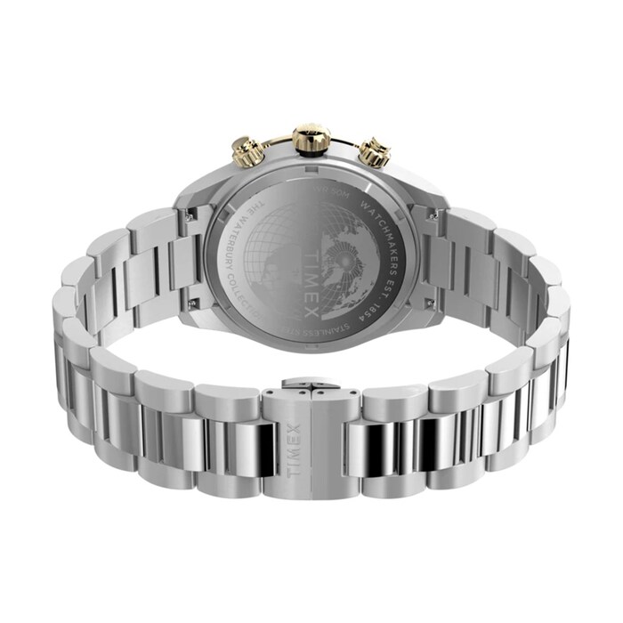 Timex Waterbury Heritage Chronograph 39mm Mens Watch Black