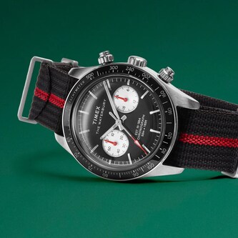 Timex Waterbury Heritage Chronograph 39mm Mens Watch Black