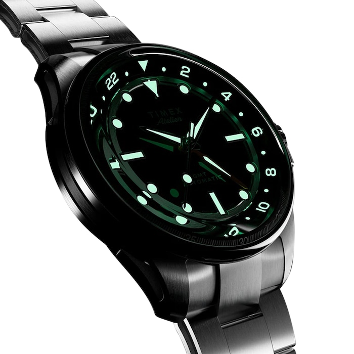 Timex Atelier GMT24 M1a 40mm Mens Watch Black