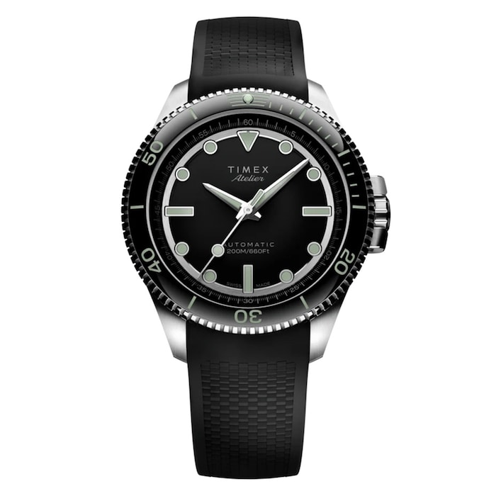 Timex Atelier Marine M1a 41mm Mens Watch Black