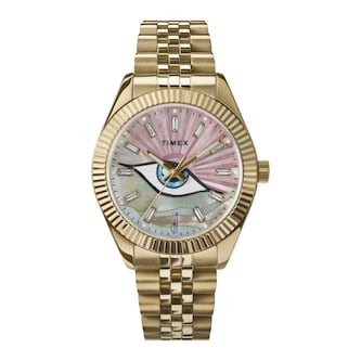 Timex Timex x Jacquie Aiche Guiding Light 36mm Ladies Watch Mother Of Pearl