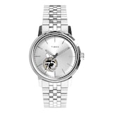 Timex Timex x Peanuts Marlin Automatic 75th Anniversary 40mm Mens Watch Silver