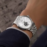 Timex Timex x Peanuts Marlin Automatic 75th Anniversary 40mm Mens Watch Silver