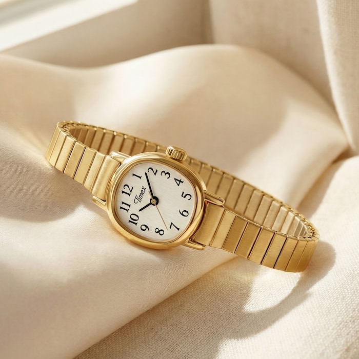 Timex Cavatina Mini 17mm Stainless Steel Expansion Band