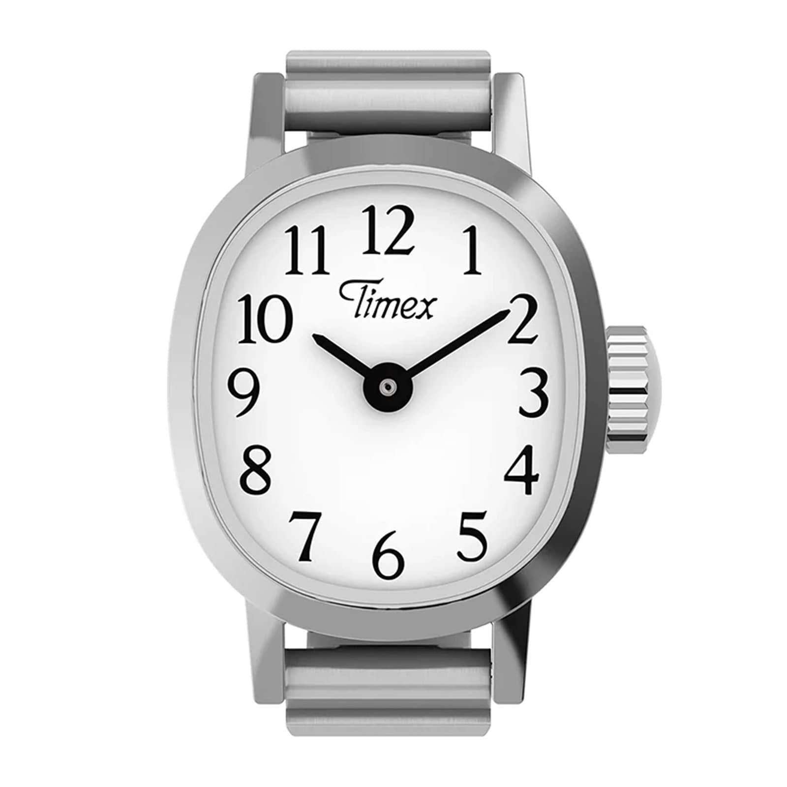 Timex Cavatina Mini 16mm Stainless Steel Ring Watch White