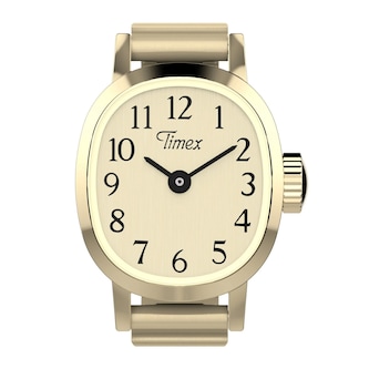 Timex Cavatina Mini 16mm Gold Stainless Steel Ring Watch