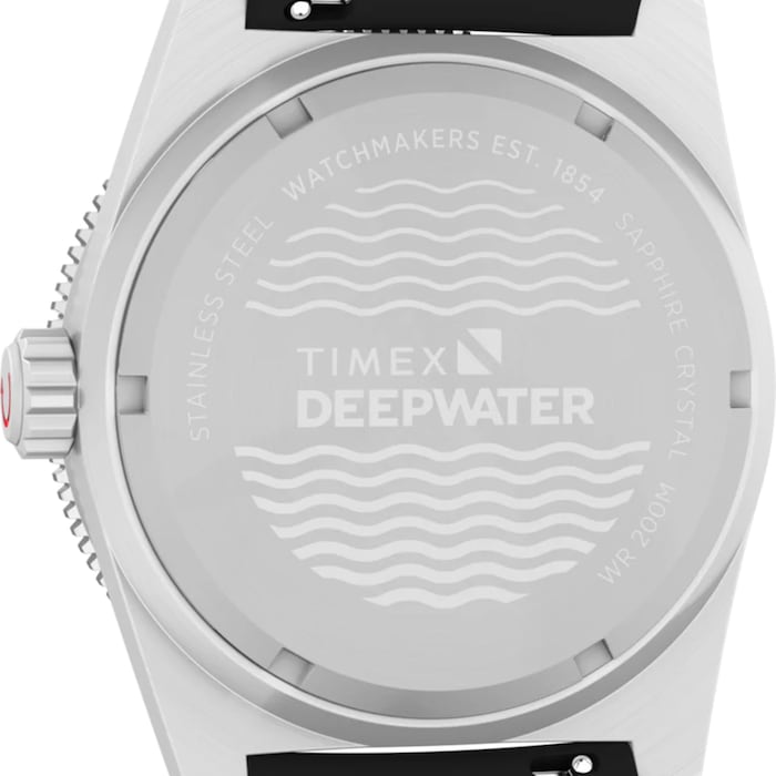 Timex Deepwater Reef 200 GMT 41mm Black Rubber Strap