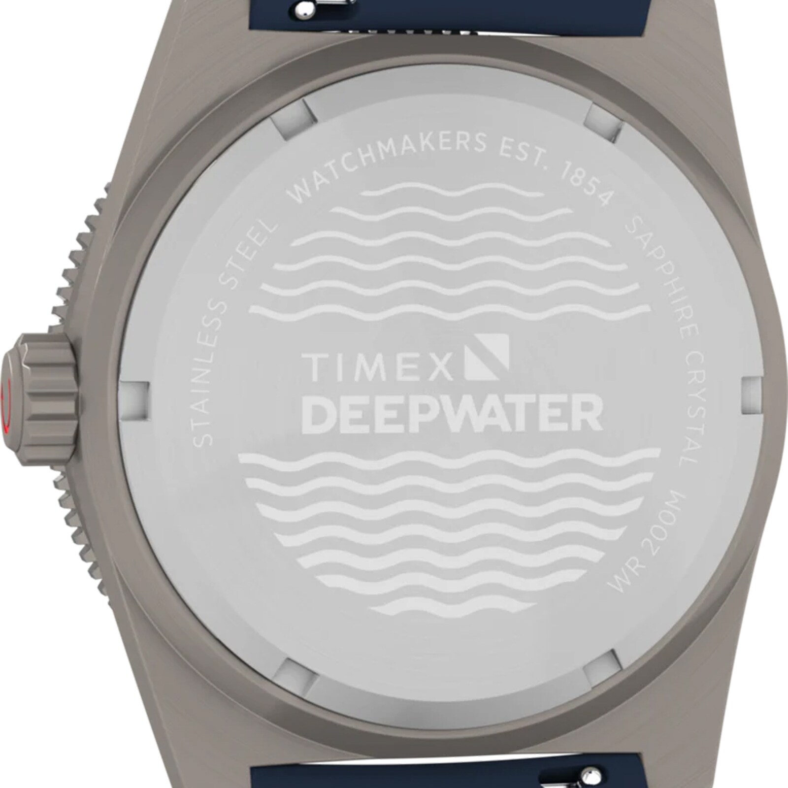 Timex Deepwater Reef 200 GMT 41mm Blue Rubber Strap