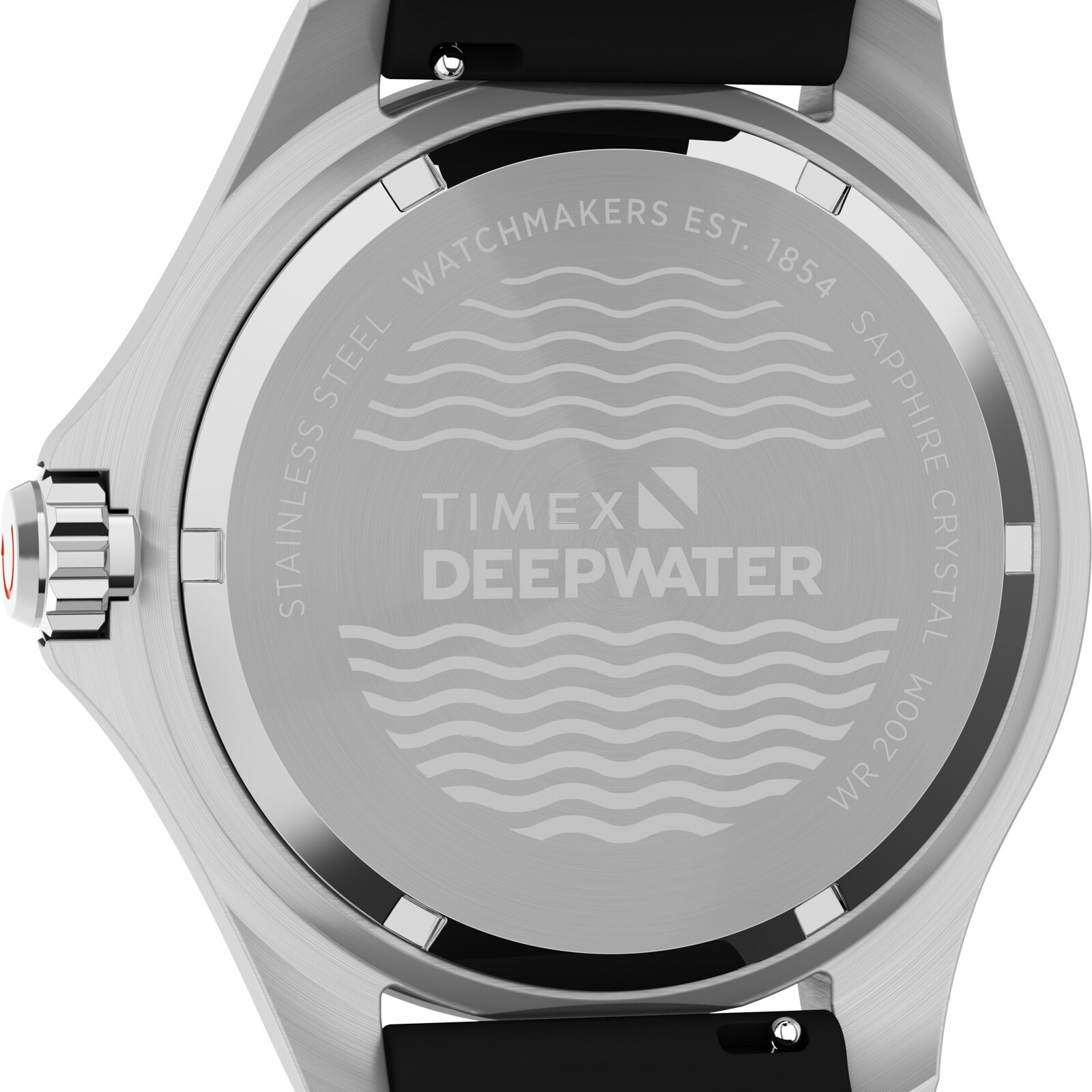 Timex Deepwater Meridian Quartz Black Dial Mens Watch
