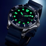 Timex Deepwater Meridian 200 Automatic 44mm Mens Watch Blue