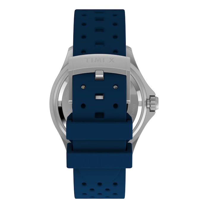 Timex Deepwater Meridian 200 Automatic 44mm Mens Watch Blue