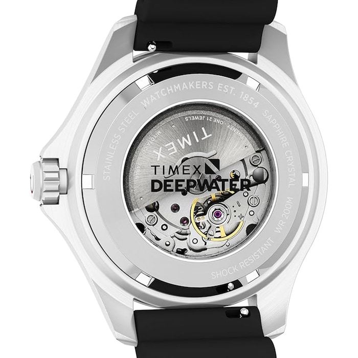 Timex Deepwater Meridian 200 44mm Mens Watch Black