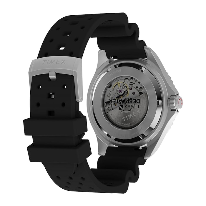 Timex Deepwater Meridian 200 44mm Mens Watch Black