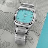 Timex Automatic 1983 E Line 34mm Mens Watch Blue