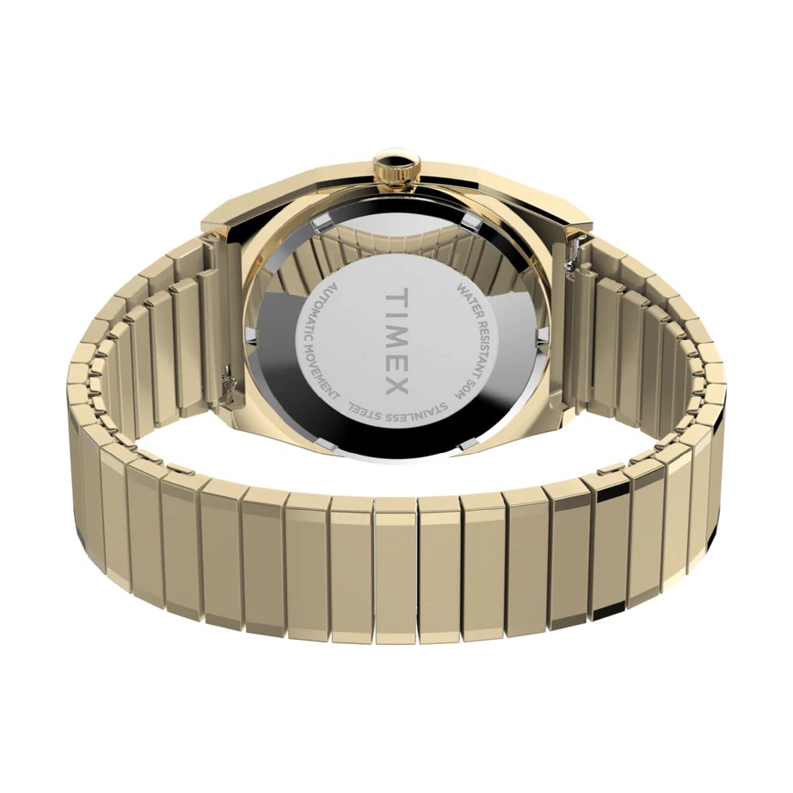 Timex Automatic 1983 E Line Reissue 34mm Ladies Watch Gold