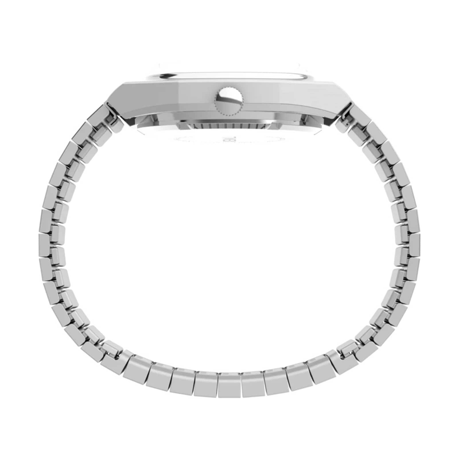 Timex Automatic 1983 E Line Reissue 34mm Mens Watch Silver