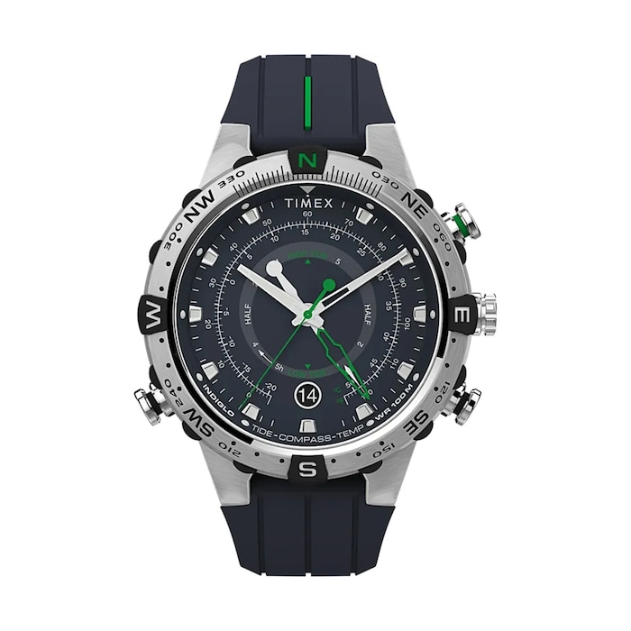 Timex Expedition Tide-Temp-Compass 45mm Mens Watch Blue