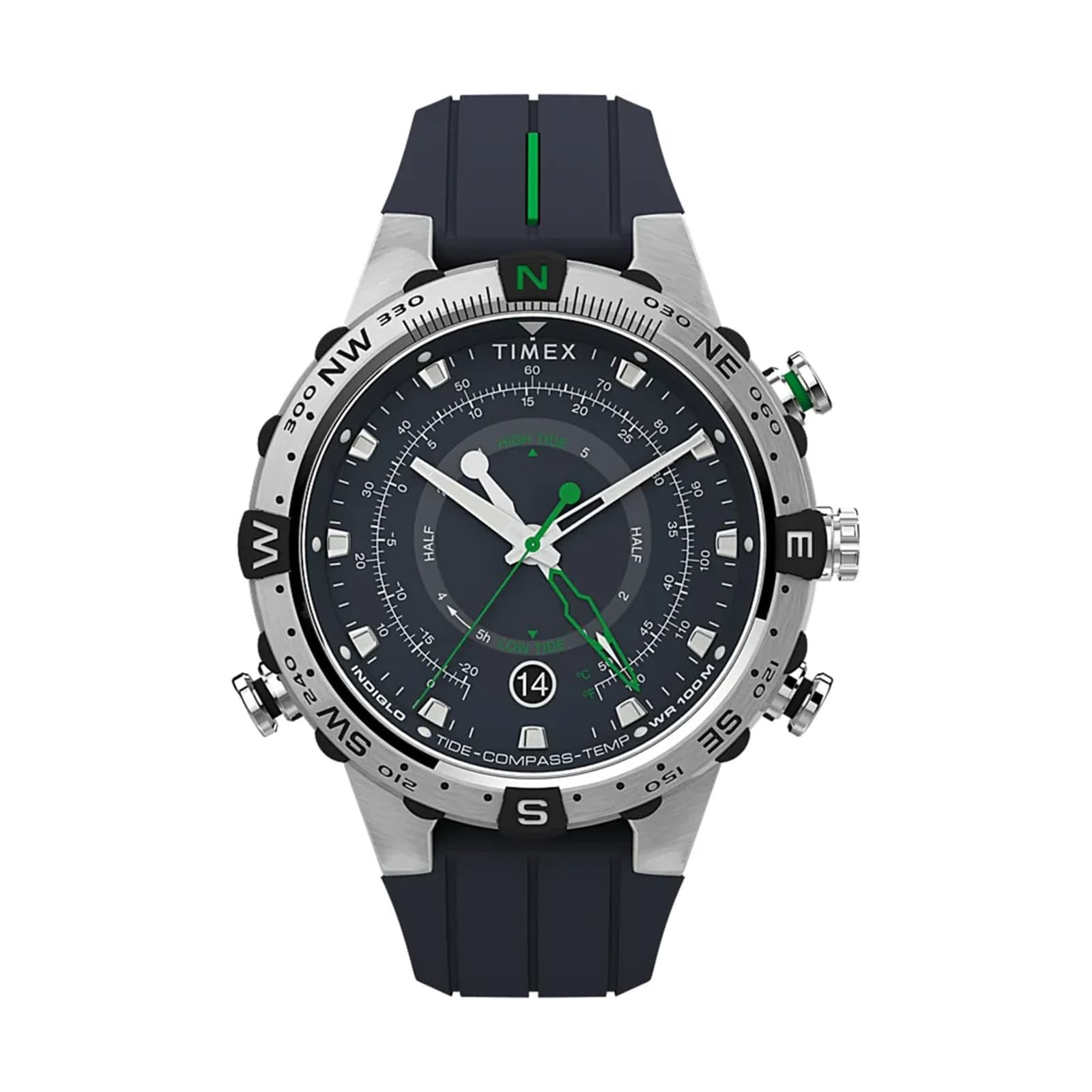 Timex Expedition Tide-Temp-Compass 45mm Mens Watch Blue