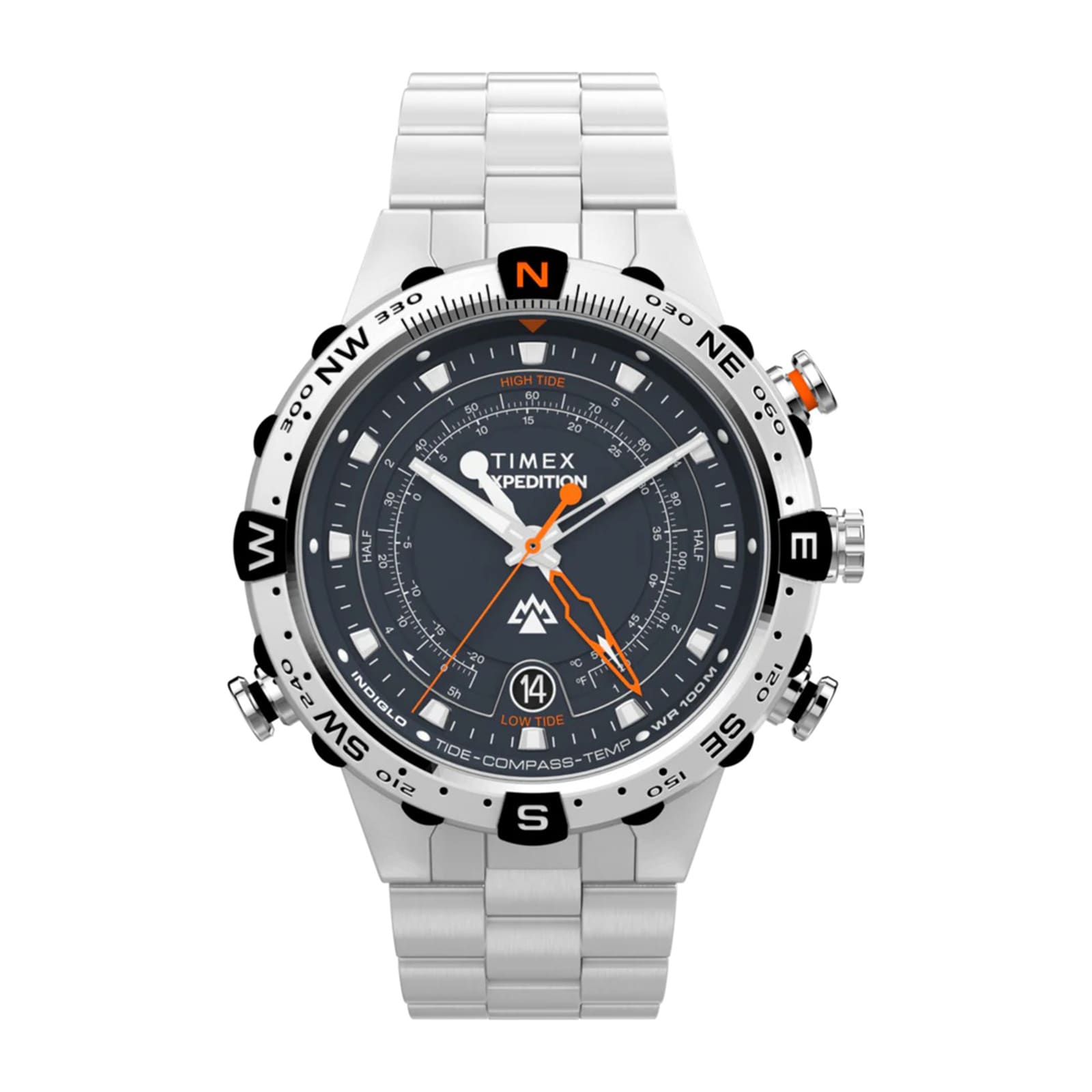 Timex Expedition Tide-Temp-Compass 45mm Mens Watch Blue