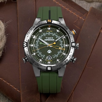 Timex Expedition Tide-Temp-Compass 45mm Mens Watch Green