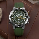 Timex Expedition Tide-Temp-Compass 45mm Mens Watch Green