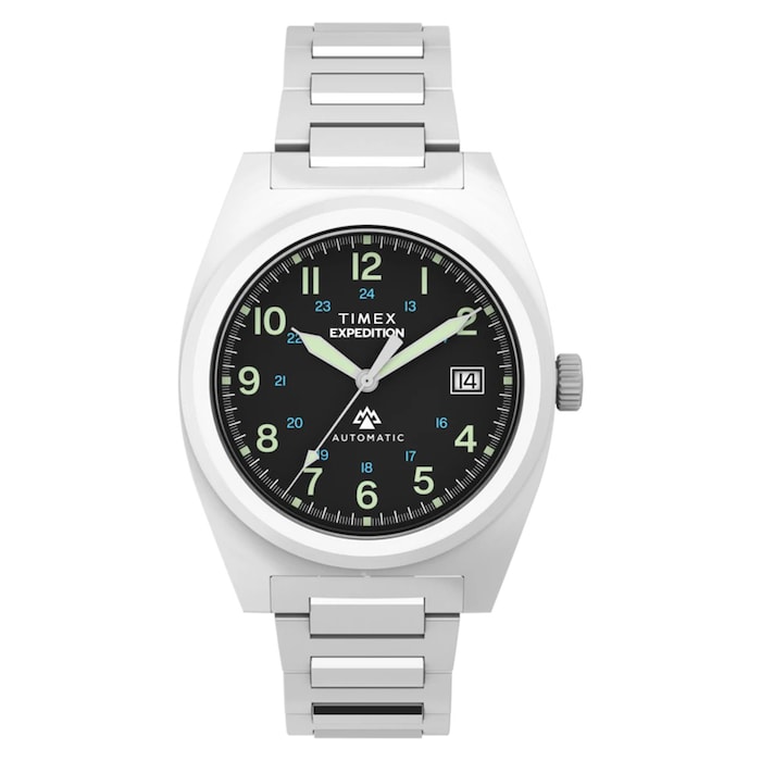 Timex Expedition Capstone Automatic 39mm Mens Watch Black