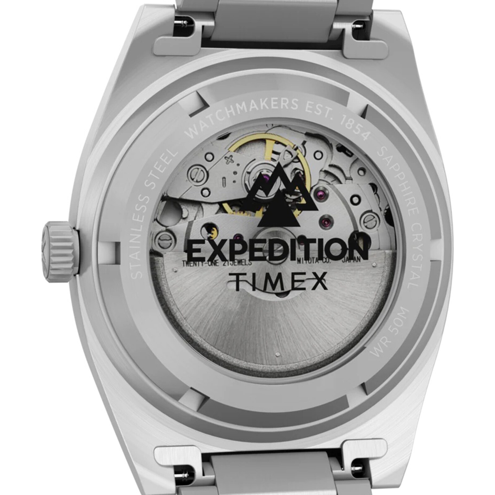 Timex Expedition Capstone Automatic 39mm Mens Watch Black