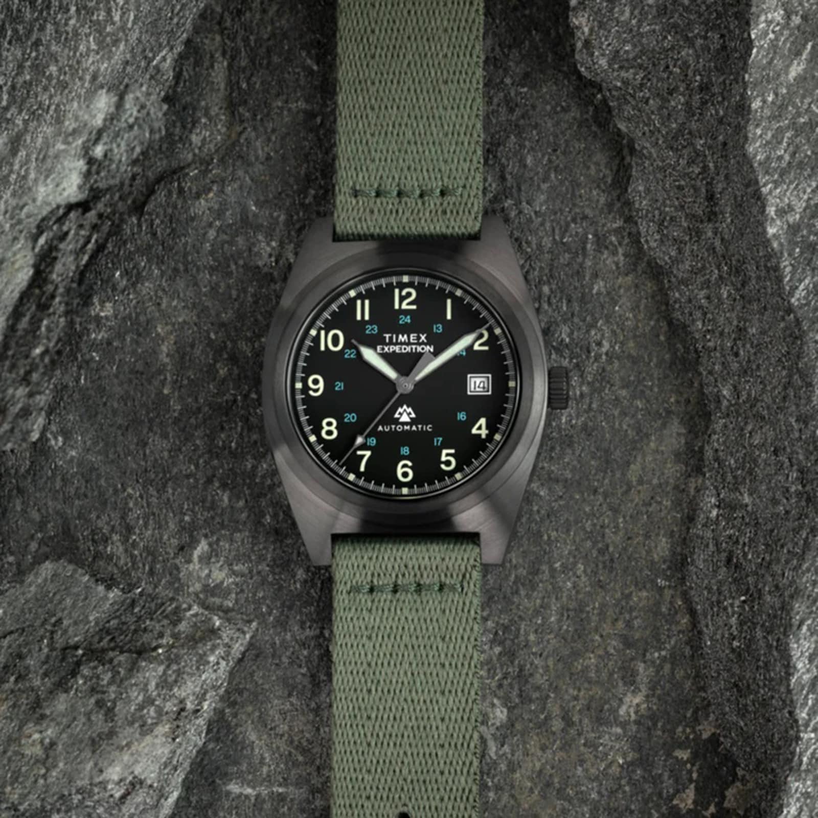 Timex Expedition Capstone Automatic 39mm Mens Watch Green
