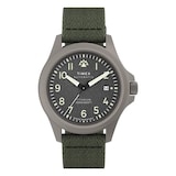 Timex Expedition Field Post Titanium Automatic 41mm Mens Watch Grey