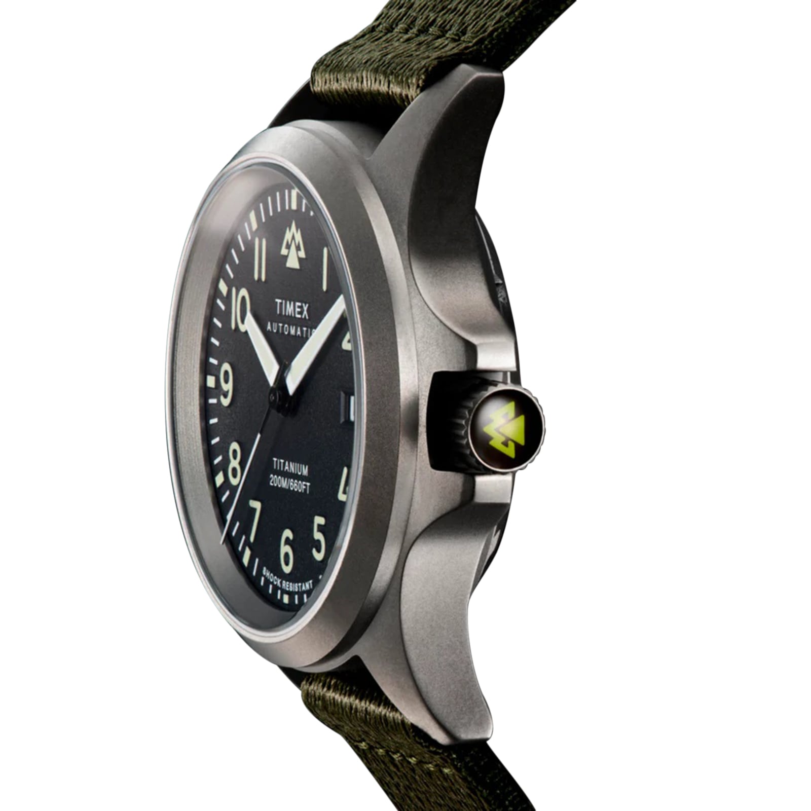Timex Expedition Field Post Titanium Automatic 41mm Mens Watch Grey