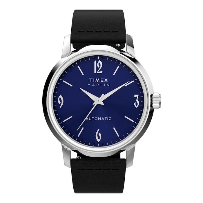 Timex Marlin Automatic 40mm Mens Watch Blue