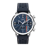 Timex Marlin Chronograph Tachymeter 40mm Mens Watch Blue