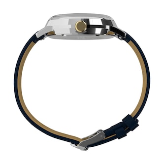 Timex Marlin Quartz GMT 40mm Mens Watch Blue