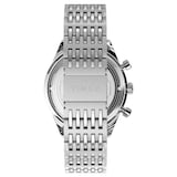 Timex Marlin Jet Quartz Chronograph 40mm Mens Watch Silver