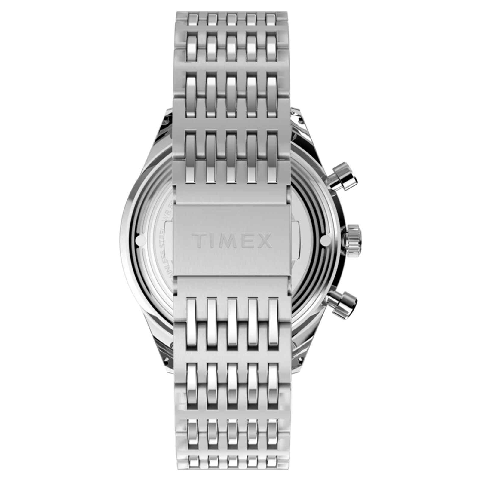 Timex Marlin Jet Quartz Chronograph 40mm Mens Watch Silver