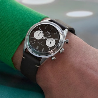 Timex Marlin Jet Quartz Chronograph 40mm Mens Watch Brown