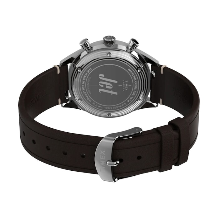 Timex Marlin Jet Quartz Chronograph 40mm Mens Watch Brown