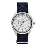 Timex Marlin Jet Automatic Chronograph 38mm Mens Watch White