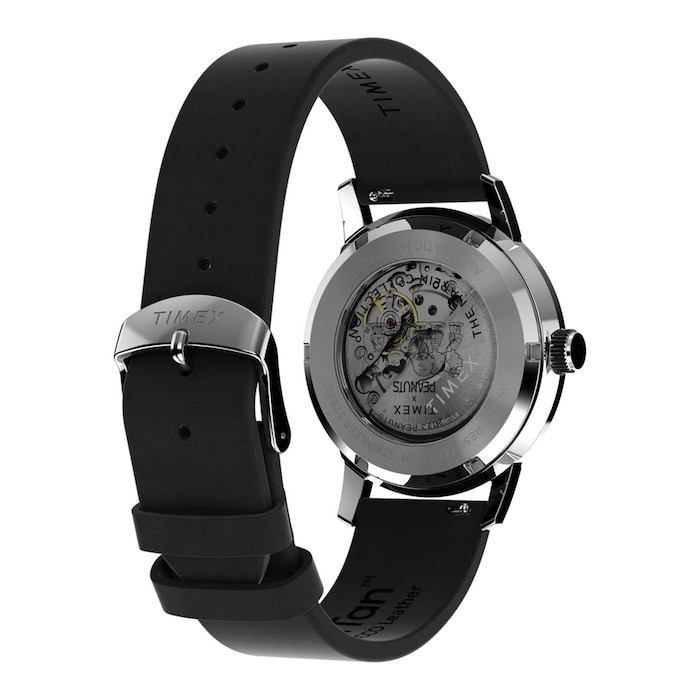 Timex Timex Marlin Automatic x Peanuts Snoopy Flying Ace 40mm Mens Watch Silver