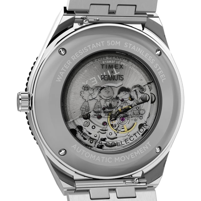 Timex M79 Automatic x Peanuts 40mm Mens Watch Blue