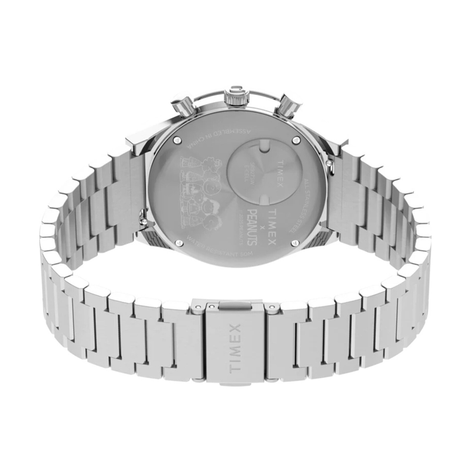 Timex Peanuts x Q Timex Chronograph 40mm Mens Watch Blue