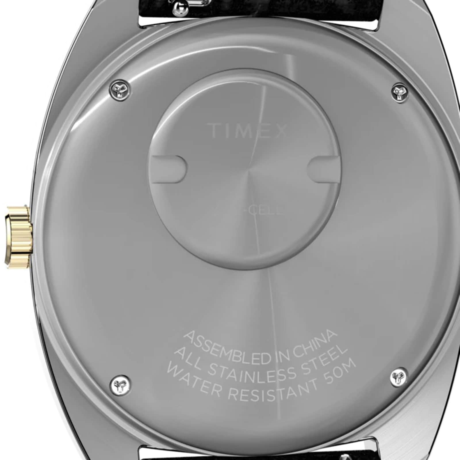 Timex Q Timex 1978 Day/Date 37.5mm Mens Watch Blue